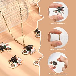 Подвески из сплава с эмалью&nbsp;ENAM-CJC0006-55C