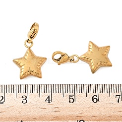 Звезда 304 нержавеющая сталь подвески украшения&nbsp;STAS-K306-11G