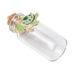 10 шт. подвески в виде бутылок желаний из океанского стекла&nbsp;PALLOY-JF04570