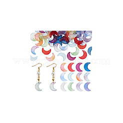 120шт 12 цвета стеклянные подвески&nbsp;GLAA-GA0001-99