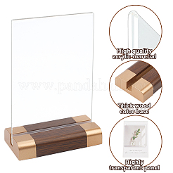 4шт прямоугольный акриловый держатель для карточек на стол&nbsp;AJEW-AR0005-27A