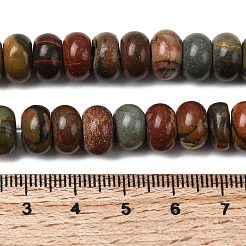 Нити бусин из натурального камня пикассо/полихромной яшмы&nbsp;G-A280-A27-03