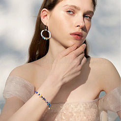 2 нити градиентного цвета гальванизированные синтетические немагнитные гематитовые бусины нити&nbsp;G-TA0002-82