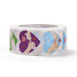 Бумажные наклейки в виде сердечек на день святого валентина&nbsp;LS-DIY-I107-02A