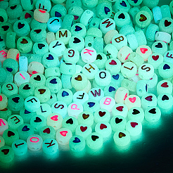 1400шт 2 стиля светящиеся акриловые бусины&nbsp;MACR-PA0001-30