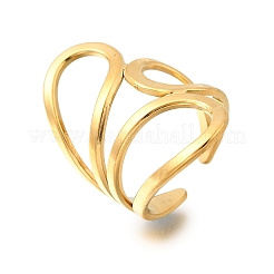 Кольца-манжеты из нержавеющей стали 304 для женщин&nbsp;RJEW-M103-07G