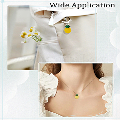 12 шт. 3-х цветные украшения из смолы в виде ананаса&nbsp;DJEW-LP0001-22