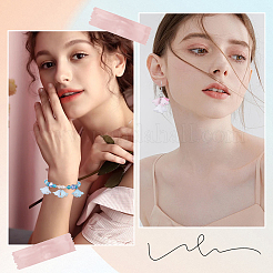 500шт 10 цвета акриловые колпачки для бусин&nbsp;TACR-SP0001-08