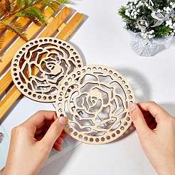 Днища деревянных корзин&nbsp;DIY-WH0167-27C