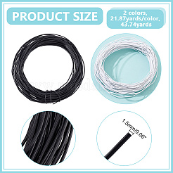 40 м двухцветная железная проволока с эффектом памяти для укладки шляп в шляпных изделиях&nbsp;DIY-HY0003-23