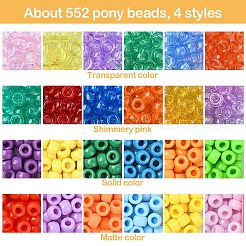 Наборы для изготовления ювелирных изделий из акриловых бусин своими руками&nbsp;DIY-YW0010-64