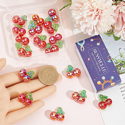 20 шт. подвески из прозрачного акрила с гальваническим покрытием&nbsp;FIND-SC0020-66