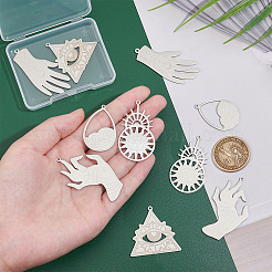 10 шт. 5 подвески из нержавеющей стали 201&nbsp;STAS-UN0034-08