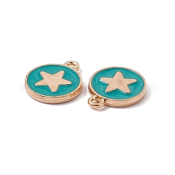 Подвески из эмали и сплава&nbsp;LS-ENAM-B049-04KCG-05