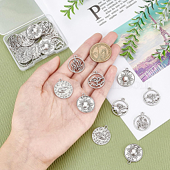 Подвески из сплава в тибетском стиле&nbsp;TIBEP-BC0001-01