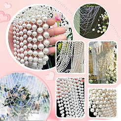 Акриловые жемчужные цепочки ручной работы&nbsp;AJEW-WH0567-39