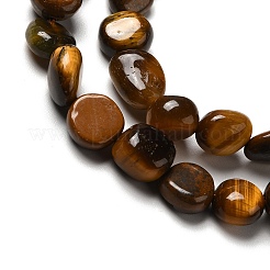 Природных тигровый глаз бисер нитей&nbsp;G-I351-B03