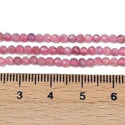 Натуральный турмалин бисер нитей&nbsp;X-G-F619-20A-3mm-A