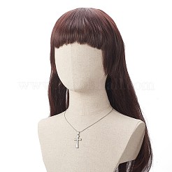 Не тускнеющие ожерелья из нержавеющей стали 304 в виде змеи&nbsp;NJEW-JN04190