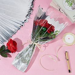 100 шт. пластиковая упаковка для цветочных букетов из opp&nbsp;AJEW-AR0005-02