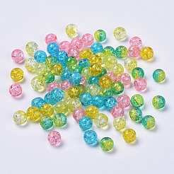 5 цвет спрей окрашены и выпечки окрашены хрустальные стеклянные бусины&nbsp;CCG-X0010-09-8mm