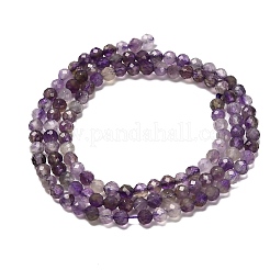 Природный аметист нитей бисера&nbsp;LS-G-RM2025-29-3.5mm