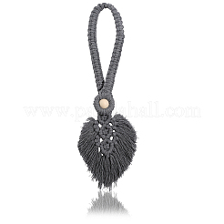 2 шт. подхваты для штор в виде листьев макраме ручной работы&nbsp;AJEW-CN0003-65C