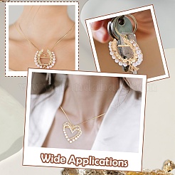 12 шт. 6 стиля латунных трубчатых дужек&nbsp;DIY-CJ0003-03