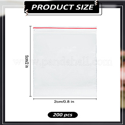 120 шт. 3 вида пластиковых пакетов с застежкой-молнией&nbsp;OPP-LP0001-05