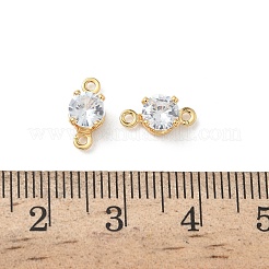 Латунные подвески из прозрачного кубического циркония&nbsp;KK-Z136-54A-G