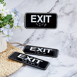 3 шт. акриловые указатели выхода для общественных мест&nbsp;AJEW-FH0006-98