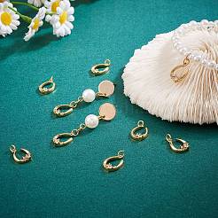 Покрытие стойки латунь микропаве прозрачные подвески из кубического циркония&nbsp;ZIRC-SZ0004-04