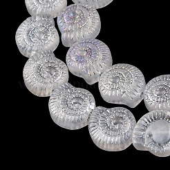 Стеклянные бусины с гальваническим покрытием &nbsp;EGLA-F164-AB01