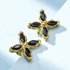 Серьги-гвоздики из нержавеющей стали 304&nbsp;EJEW-C135-01G-03