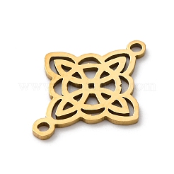 201 полая подвеска-соединитель из нержавеющей стали в виде ведьминого узла&nbsp;STAS-V014-02G