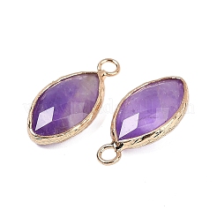 Граненые подвески из натурального аметиста&nbsp;G-G193-01G-11