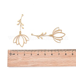 Большие подвески из нержавеющей стали 201 с вакуумным покрытием PVD&nbsp;STAS-S105-LA364-2