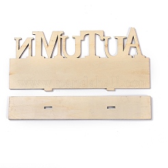 Украшения дисплея натурального дерева&nbsp;DJEW-O001-05