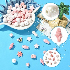 Фарфоровые бусины ручной работы&nbsp;PORC-YW0001-73