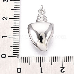 Латунные микропаве прозрачные подвески с фианитом&nbsp;KK-N268-59P