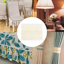 Вышивка лентами из поликоттона в этническом стиле&nbsp;OCOR-WH0066-22B