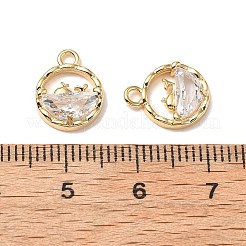 Латунные микро проложить кубического циркония подвески&nbsp;KK-A259-27G-01