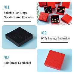 Подарочные коробки для хранения из фактурного картона с ромбами&nbsp;CON-TAC0010-03B-04