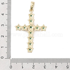 Настоящая 18-каратная позолоченная латунь со стеклянными подвесками&nbsp;KK-A209-15G