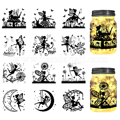 12 стильная бумага для силуэта&nbsp;AJEW-WH0345-0003