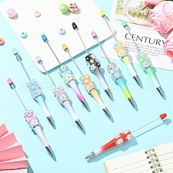 10 шт. 10-х цветные пластиковые ручки-бусины&nbsp;FIND-YW0008-56