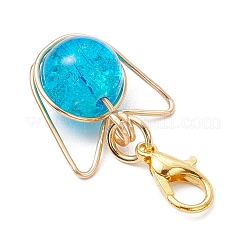 Подвеска в виде головы кошки из медной проволоки&nbsp;HJEW-JM03236