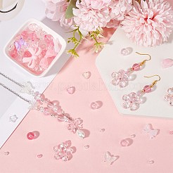 Прозрачные акриловые бусины смешанного стиля&nbsp;TACR-SC0001-27A