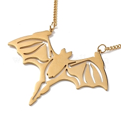 2 шт. набор из 2-х подвесок в виде летучей мыши из нержавеющей стали 304&nbsp;NJEW-E092-01G