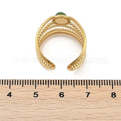 Многослойные открытые манжетные кольца из нержавеющей стали 304&nbsp;RJEW-Z078-02G